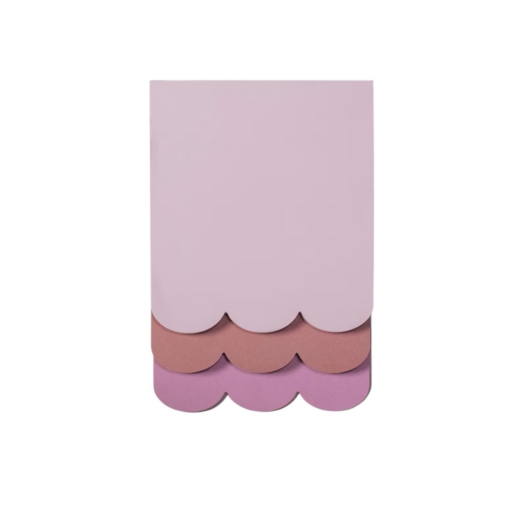 kate spade new york Stacked Desktop Notepad, Scallop
